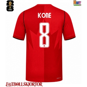 Kanada Ismael Kone #8 Hemmatröja VM 2026 Kortärmad
